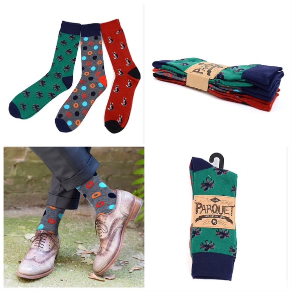 Parquet Other - Men’s Fancy Socks! 3 pack assorted.